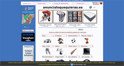 Desktop Screenshot of anuncialoquequieras.es