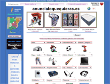 Tablet Screenshot of anuncialoquequieras.es